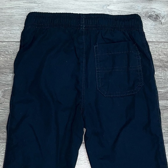 Carter’s Lined Chino Pull Up Pants 3T Navy Blue - Picture 8 of 11